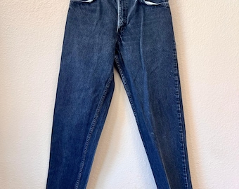 vintage Orange tab Levis 550 jean noir 31 x 34