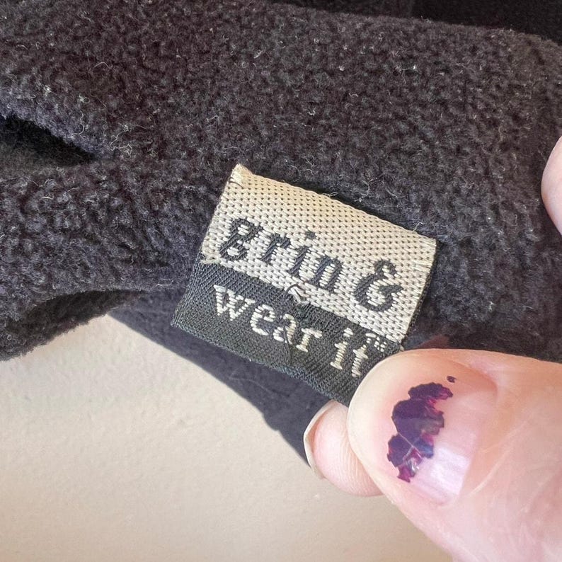 Sudadera vintage de Mickey Mouse de los años 90 con cremallera de un cuarto, talla M imagen 6