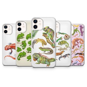 Ödla Mobilskal Gecko Draco Fodral för iPhone 17, 16Pro, 15, 14, 13, 12, Samsung S25, S24, S23, S22, A16, A56, A55, Pixel 10Pro, 9Pro