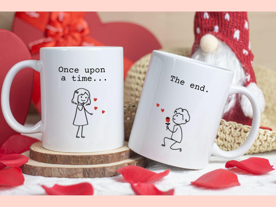 Matching Mugs for Couples, His and Hers Cups for Wedding, Engagement ...