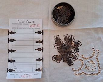 Tarnished Book Darts, Junk Journal Embellishments, Set of 10