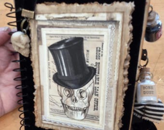 The Bone Collector Spiral Bound Halloween Junk Journal