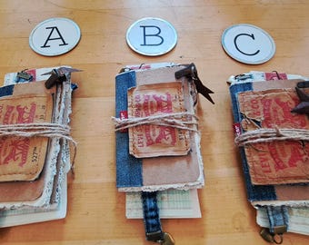 3 Mini Vintage Junk Journal