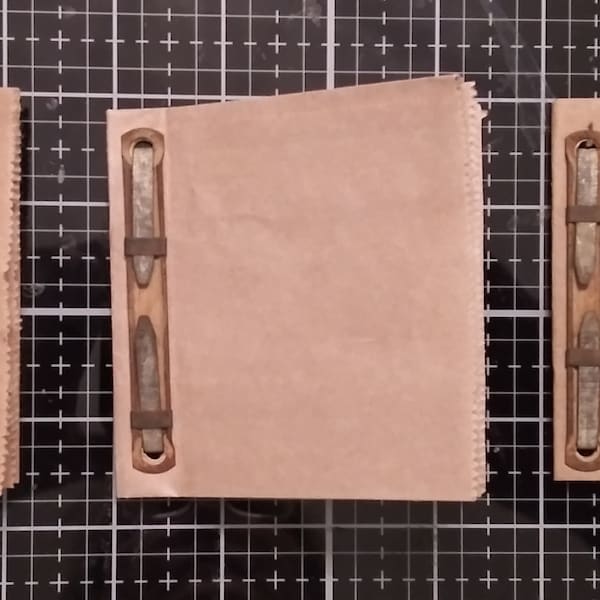 Blank Paper Bag Junk Journal Inserts-Set of 3. Mini Journal Inserts, Junk Journal Inserts