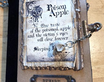 The Poison Apple  Halloween Junk Journal