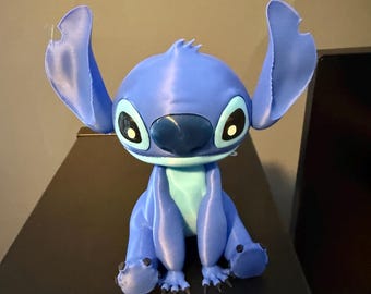Stitch with glow in the dark (light blue area only)