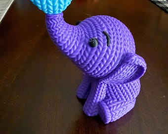 Elephant with glow in the dark heart