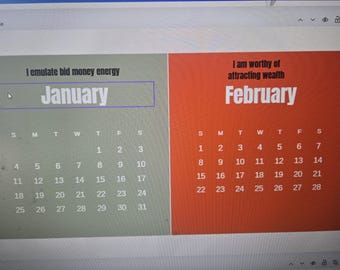 Affirmation Calendar 2026