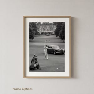 Arte mural de golf: Fotografía enmarcada, Póster de golf, Arte mural enmarcado, Impresiones en blanco y negro, Impresiones enmarcadas, Decoración del hogar, Impresiones de arte mural