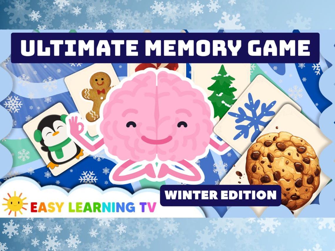 Winter Memory Game for Kids | Printable Matching Game | Preschool ...
