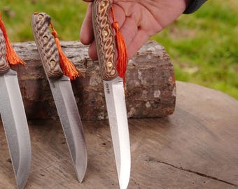 Handmade 3 Piece Chef Knife Set, N690 Steel Kitchen Knives, Professional Cooking Knife Set, Vegetable Meat Cutting Knives, Ergonomic Handle