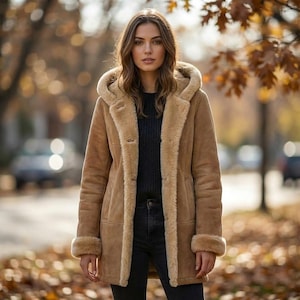 Y2k Suede Fur Jacket - Etsy