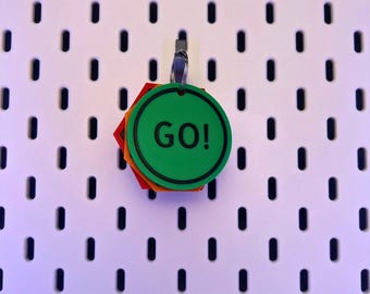 Self-Regulation Keyring | SEN Behaviour Support | Zones of Regulation Visual Tool | Communication Aid