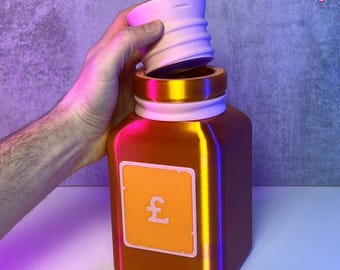 Poison Bottle – Skull & Crossbones Container – Secret Stash