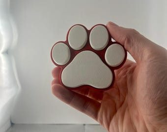 Paw Print Fidget Clicker | Sensory Toy for Focus & Calm | Classroom Desk Stim Gift