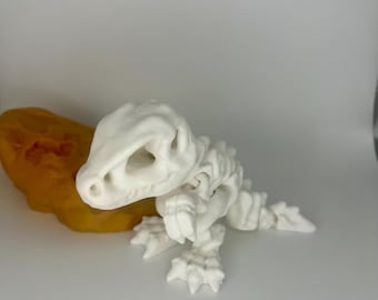 Articulated T-Rex Fidget Toy | Flexi Dinosaur Desk Buddy | Posable Dino Gift for Kids & Adults