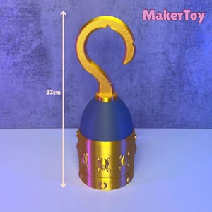 Accesorio de cosplay de gancho pirata / Accesorio de disfraz de pirata / Pieza de disfraz para juego de simulación