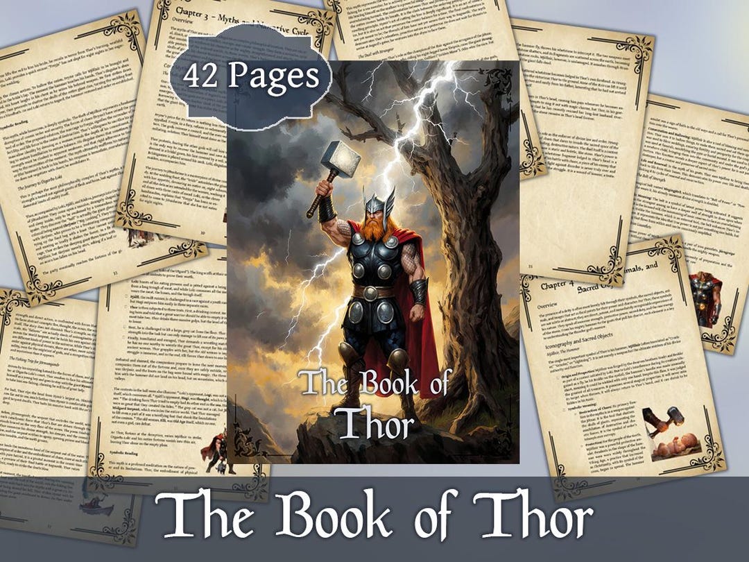 Thor Study The Book of Thor | Norse Mythology Encyclopedia | Esoteric Deity Book ...