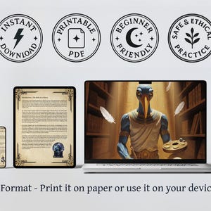 The Book of Thoth | Egyptian God of Wisdom Encyclopedia | Esoteric Deity Guide | Printable Digital Grimoire PDF image 6