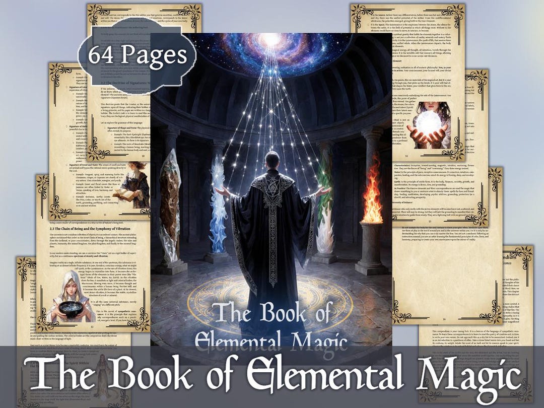 The Book of Elemental Magick | Digital Grimoire of Elemental Magic ...