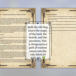 Grimoire of Italian Stregoneria | Digital Book of Italian Witchcraft | Printable PDF for Strega and Folk Magic | Book of Shadows Pages image 3