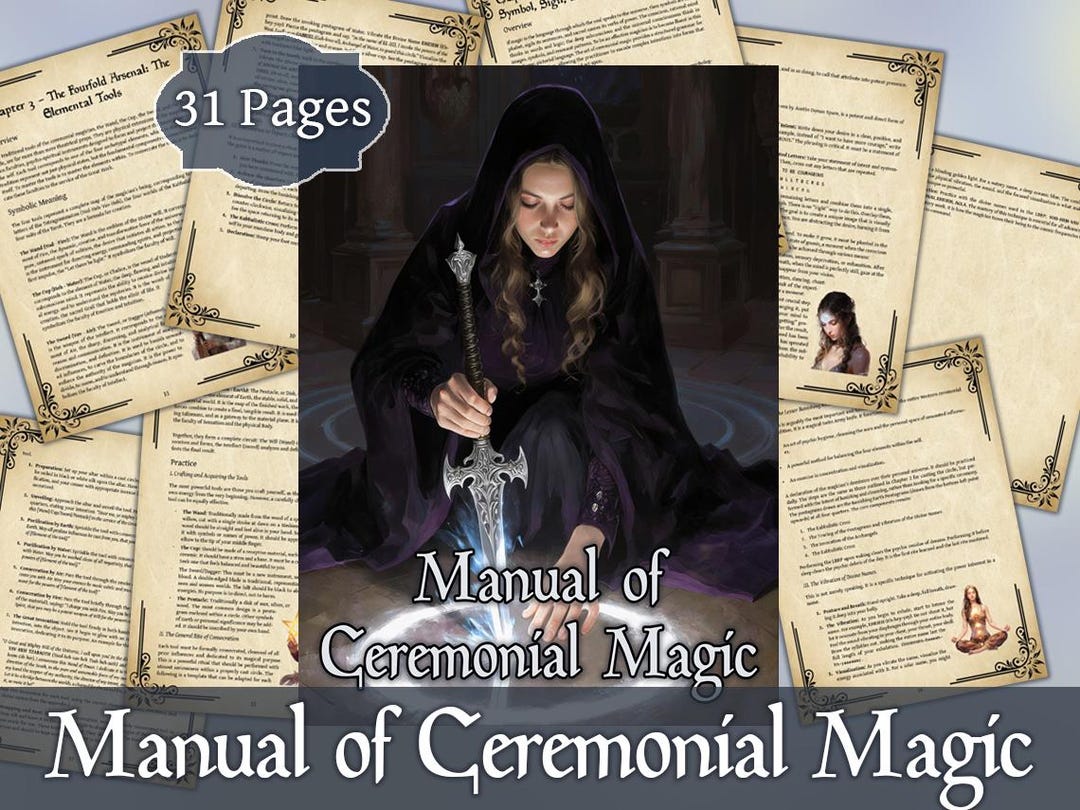 Manual of Ceremonial Magic Grimoire | Digital Book of High Magick and ...