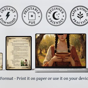 Grimoire of Italian Stregoneria | Digital Book of Italian Witchcraft | Printable PDF for Strega and Folk Magic | Book of Shadows Pages image 6