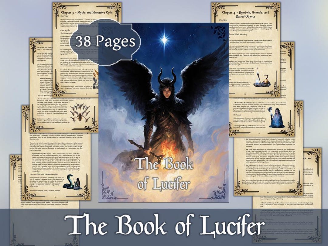 Lucifer Light Rbinger The Book of Lucifer, Encyclopedia of the Light-bringer | Fallen Angel ...