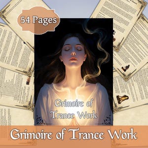 Grimoire of Trance Work | Digital Guide to Shamanic Journeying & Inner Vision | Printable PDF for Meditation and Soul Retrieval | Workbook