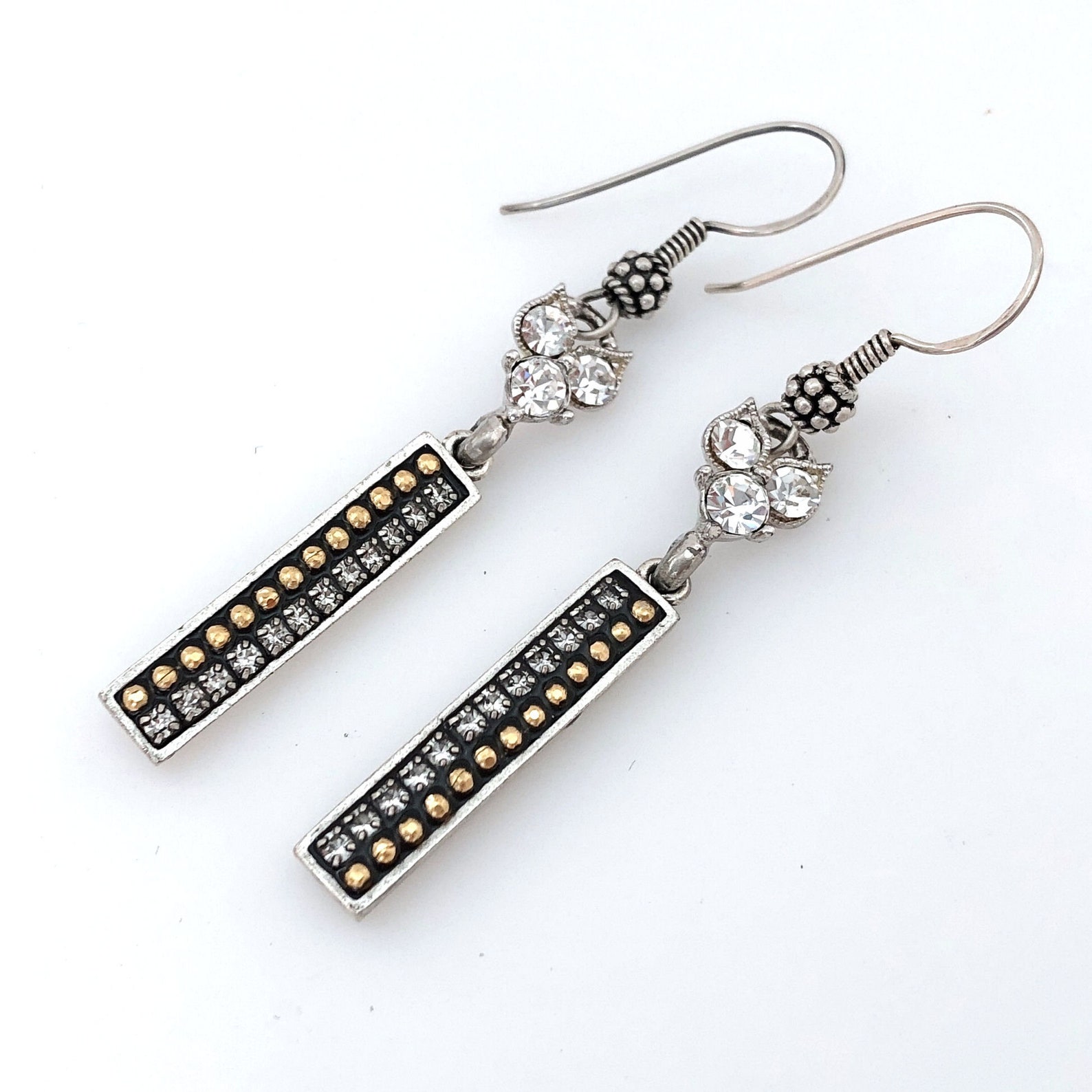 Unique Earrings Rhinestone Dangle Earrings Everyday Mixed Etsy Norway