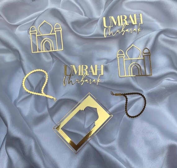 → View on Etsy: Umrah Mubarak Islamic Cupcake Toppers Cupcake Charms Decoration Available In Several Colours Gold/Silver/Rose Gold/Black/White Umrah Mubarak Islamic Cupcake Toppers Cupcake Charms Decoration Available In Several Colours Gold/Silver/Rose Gold/Black/White