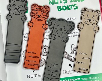 Custom Animal Vegan Leather Bookmarks