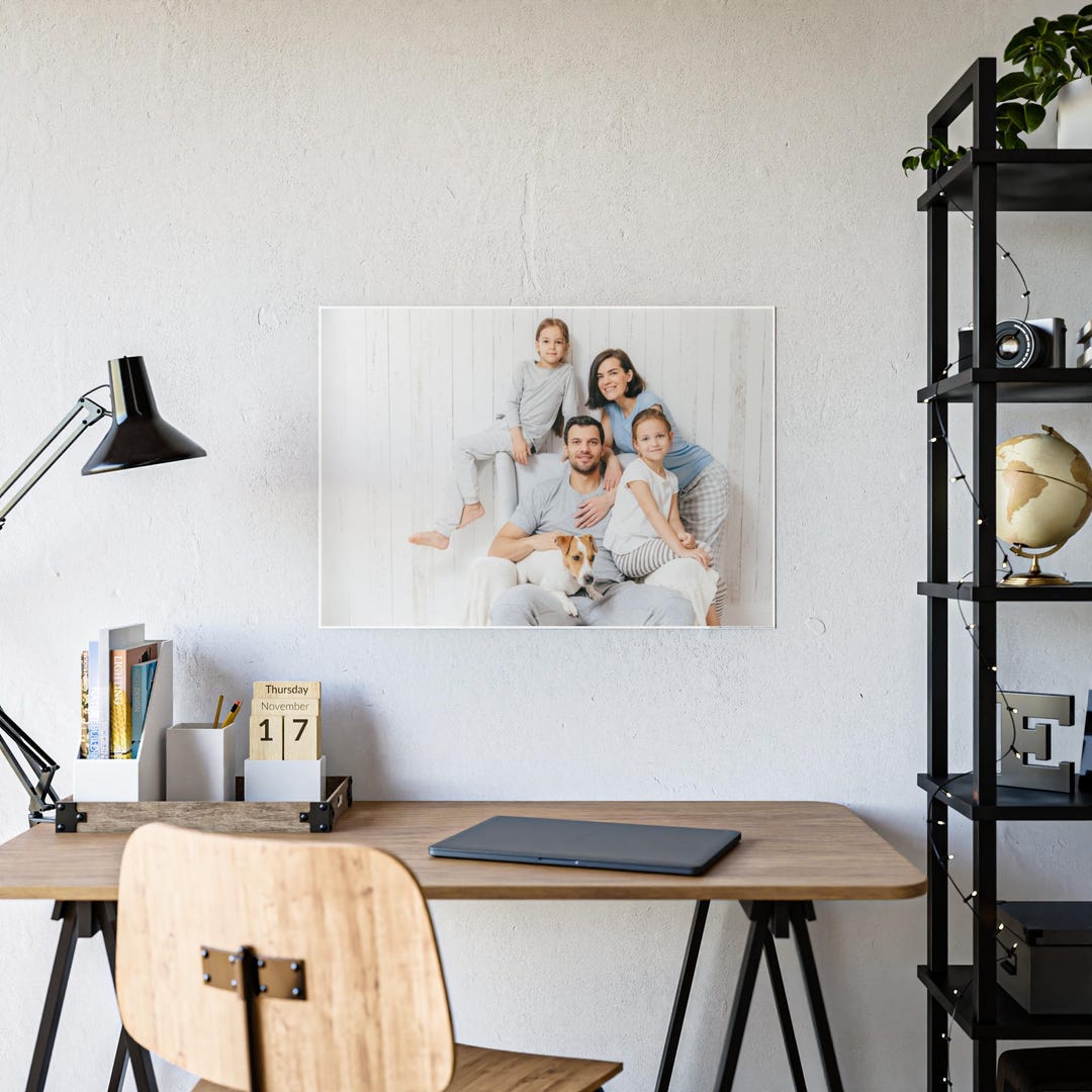 Custom Family Photo Poster Gloss Poster | Personalized Photo Wall Art ...