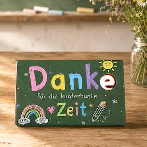 Toffifee Banderole Abschied-Kindergarten oder Schule,Vorlage zum Ausdrucken,Abschiedsgeschenk,Vorlage für Erzieherin,Danke, Ferienbeginn
