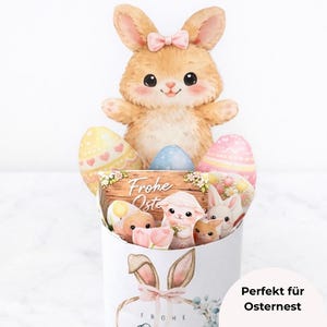 Duplo Paasverpakkingen - Paasspreuken met konijn, kuiken en schaap, zelf te printen sjabloon, PDF, Leuke Paascadeautjes voor Kinderen