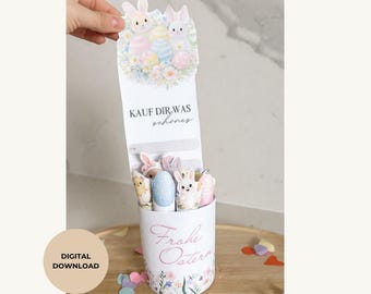 Duplo Easter Wrappers - Easter Sayings with Flowers, Wildflower DIY Printable Template, PDF, Sweet Easter Gifts for Children