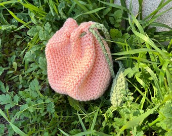 Citrus potli bag, crochet