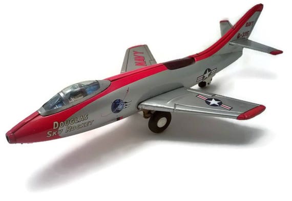vintage tin toy airplanes