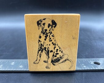 Two Tone Puppy 101 Dalmations Rubber Stamp Look at all the Photos
