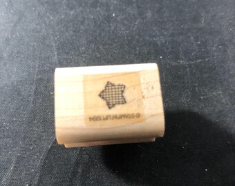 Mini Rubber Stamp Sparkle Star \u00d8 1,1 cm
