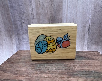 Easter Eggs Rubber Stamp Used View all Photos