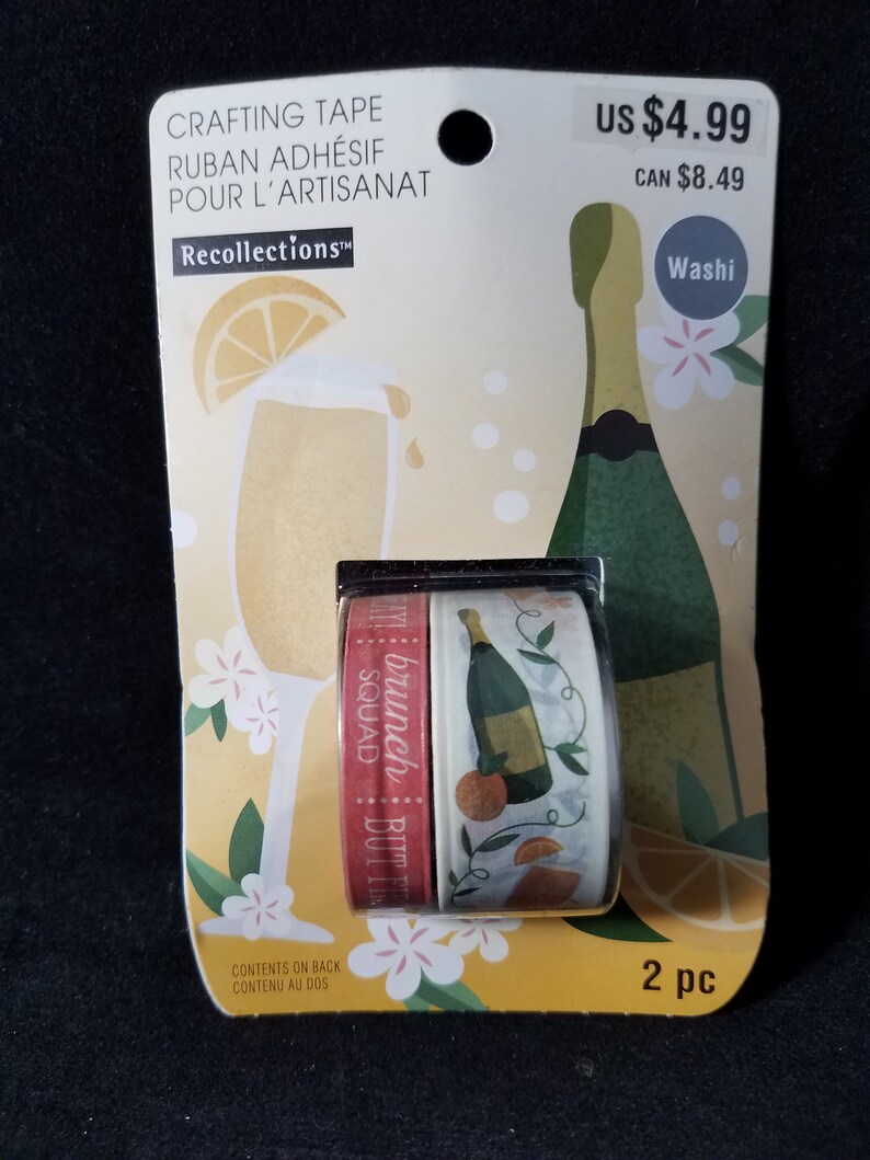 Brunch Mimosas washi Tape Recollections