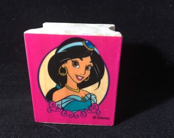 Jasmine Aladdin Rubber Stamp Disney Used