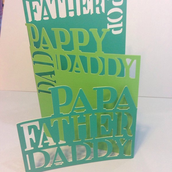 Fathers Day Card - Papa Father Pappy Pop