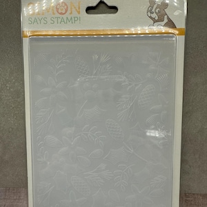 Carpeta de relieve con decoración de bosque acanalado