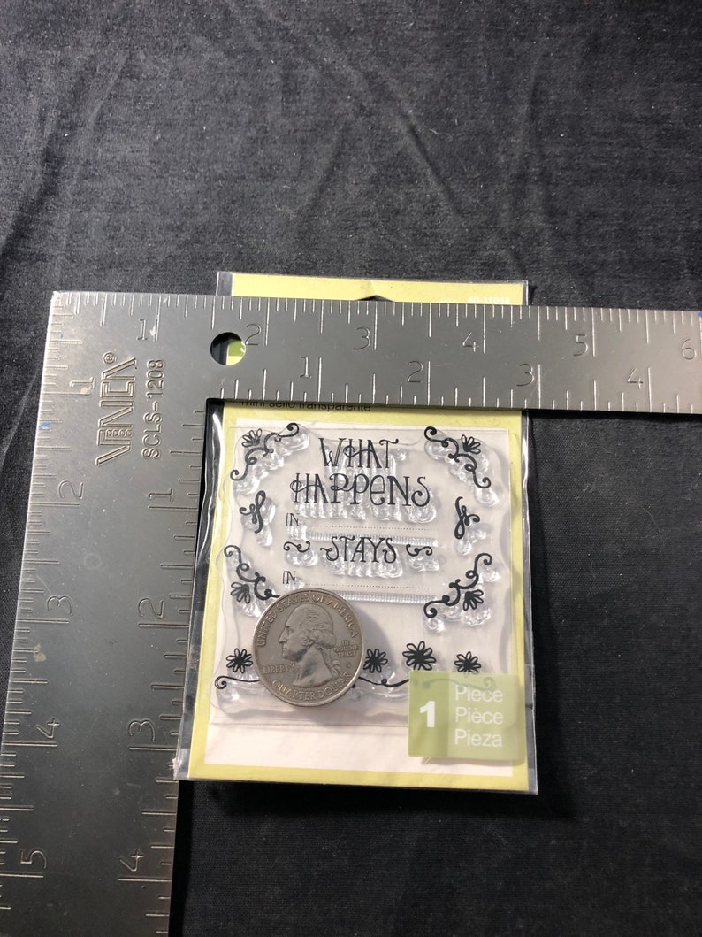 What Happens In .. Studio 112 Cling Stamps Set