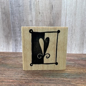 Heart Used Rubber Stamp View All Photos Stampitique