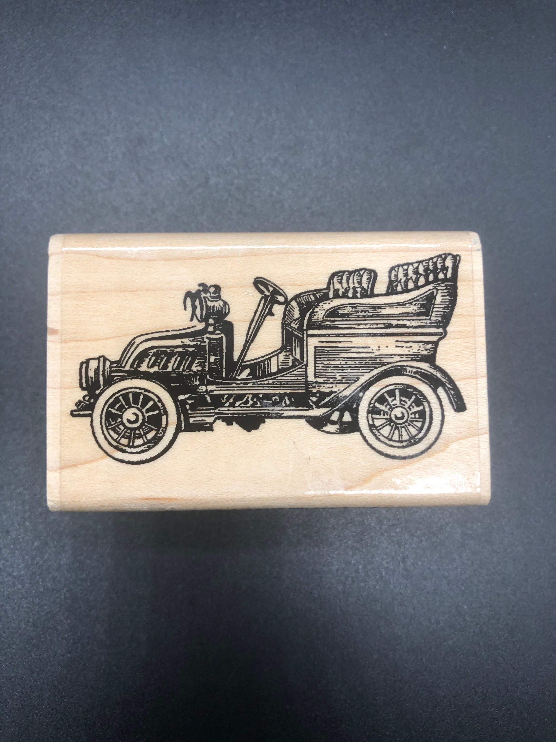 Antique Car Rubber Stamps Used View All Photos Etsy