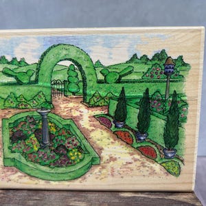 Sello de goma usado de The Manor Garden Ver todas las fotos Stampendous