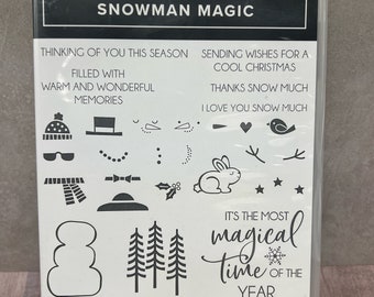 Snowman Magic NUEVO juego de sellos adhesivos Ver todas las fotos Stampin Up